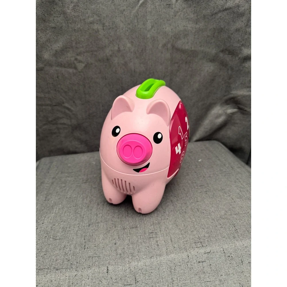 Fisher-Price Laugh & Learn Smart Stages Piggy Bank Pink Musical Toy 2018 Mattel - Picture 2 of 4